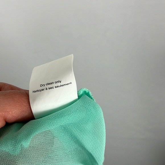 Anthropologie Anupamaa Brown and Mint Green Silk Maxi Skirt - Picture 11 of 12